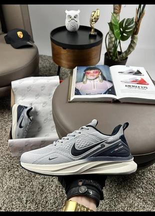 Мужские кроссовки nike air shield pegasus light grey white