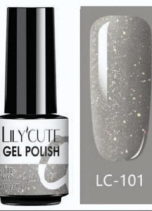 Гель-лак lilycute с голографическим мерцающим шиммером