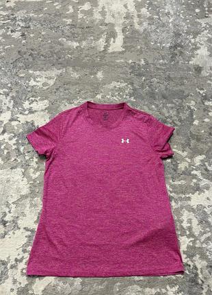 Спортивная женская жіноча футболка для спорта для бігу under armour