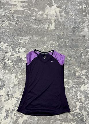 Спортивная женская жіноча футболка для спорта для бігу nike