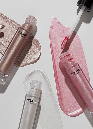 O’bays sparkling liquid eyeshadow жидкие тени для век сияющие