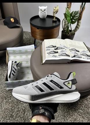 Чоловічі кросівки adidas profoam lite grey white lime