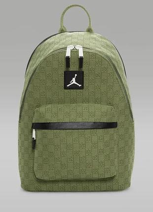 Рюкзак зелений  jordan monogram унісекс