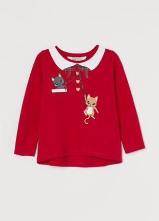 Красивые новогодние регланы h&amp;m девочкам 2