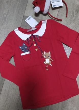 Красивые новогодние регланы h&amp;m девочкам 4
