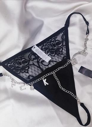 8-193 жіночі сексуальні трусики стрінги з підвісками