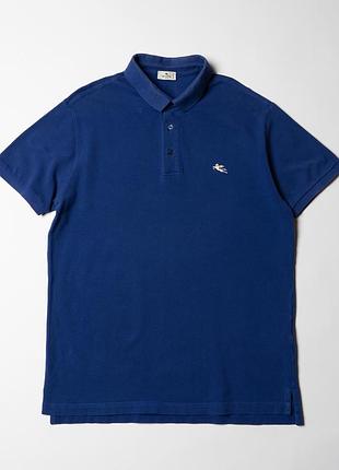 Etro cotton blue polo [tmh015546]