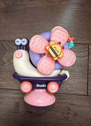 Игрушка улитка на присоске