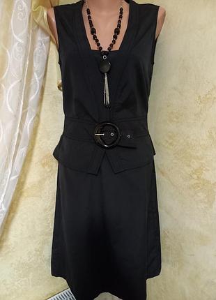 Платье love moschino 40% коттон черный цвет s-m