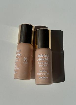 Стойкий тональный крем sisley phyto-teint ultra eclat long-lasting foundation миниатюра 10мл