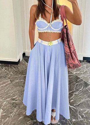 Костюм голубой