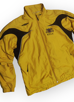 Umbro riga винтажная мужская олимпийка ветровая размер xl спортивная кофта умбро рога латвия футбол