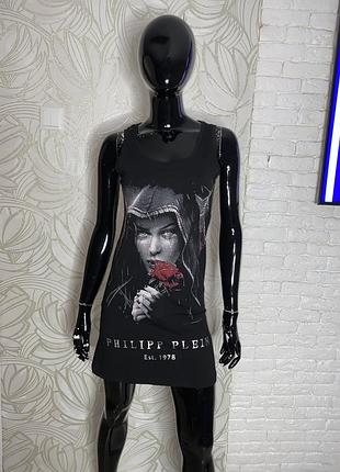 Коротка трикотажна сукня плаття philipp plein