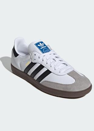 Чоловічі шкіряні кросівки adidas samba,  оригінал