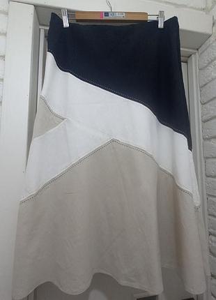 Юбка лен вискоза