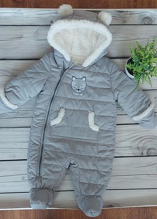 Демисезонный комбинезон 3-6м.