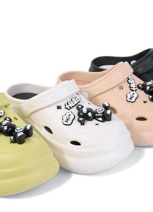 Кроксы женккие,женские кроксы на платформе