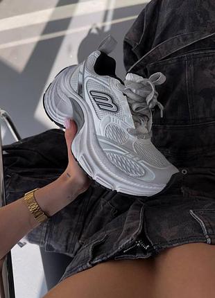 Женские кроссовки balenciaga 10xl silver