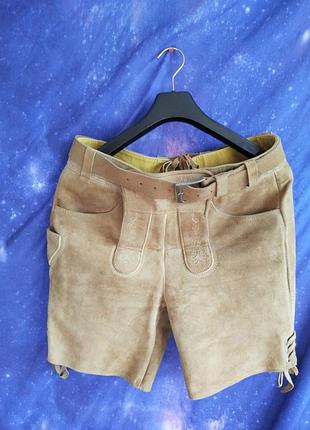 Австрийскойские баварские терольские замшевые шорты ледерхозе октоберфест