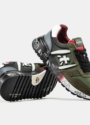 Мужские кроссовки premiata lander green black 40-41-42-43-44-45