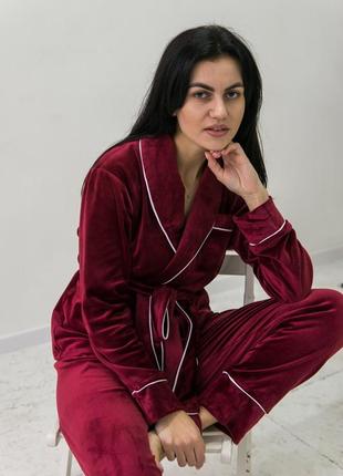 🥀костюм плюш, домашній костюм, піжама, пижама