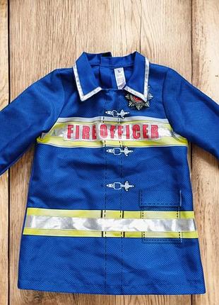 Костюм пожарник , спасатель мчс музыкальный 5-6 лет