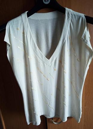 Ошатна блуза футболка з паєтками р 48-50