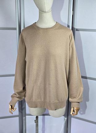 Peer storm finest cashmere чоловічий светр кольору кемел зі 100% кашеміру