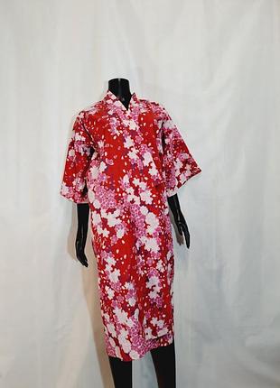 Кимоно цветы япония