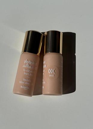 Стойкий тональный крем sisley phyto-teint ultra eclat long-lasting foundation миниатюра 10мл 00c