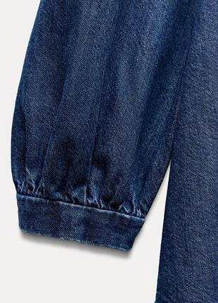 Нова колекція! джинсова силуетна сукня/плаття/сарафан zara.3 фото