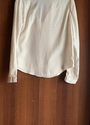 Белая классическая женская блузка cropp размер s