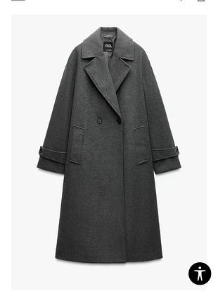 Пальто оверсайз zara