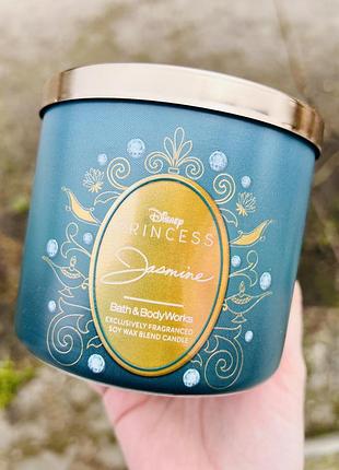 Свічка на 3 гноти jasmine від bath&body works