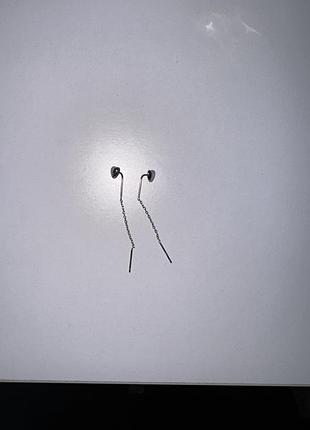 Серьги серебряные 925 проба