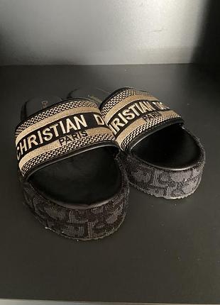 Christian dior-шлепанцы