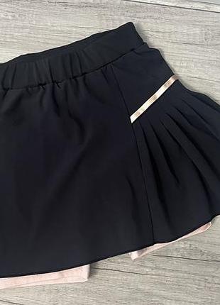 Спортивная, летняя юбка шорты zara