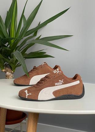 Жіночі кросівки puma speedcat brown