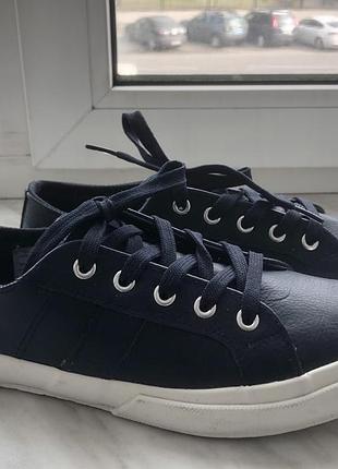 Кожаные оригинальные кеды мокасины avenue