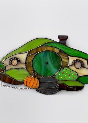 Нора хоббіта вітражне панно хатина хобіта hobbit house lord of the rings вітражне панно 4