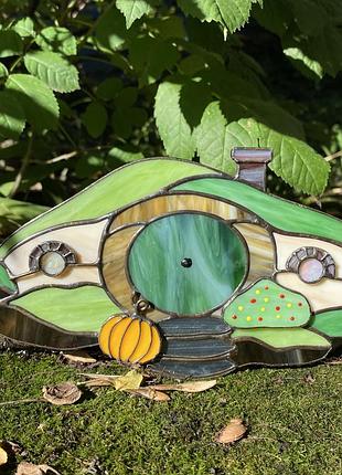 Нора хоббіта вітражне панно хатина хобіта hobbit house lord of the rings вітражне панно 7