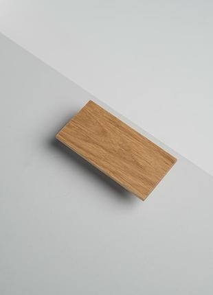 Мебельная ручка из дерева 110*55 мм plato