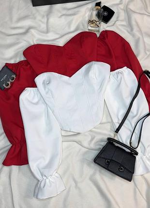 Топ корсетный в цветах