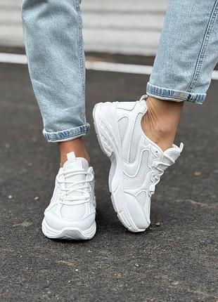 👟 женские кроссовки белые кожаные весны 👟