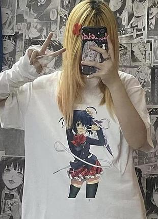 Футболка аниме принт
