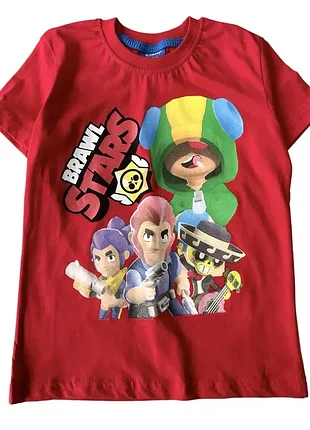 Футболка для мальчика 92 - 116 см красная турция