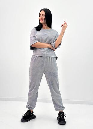 Качественный спортивный костюм турецкая двунить петля принт тай дай