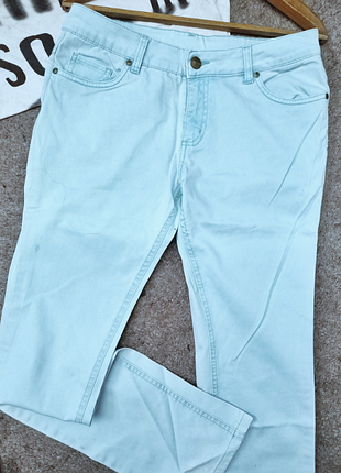 Джинси бірюзові