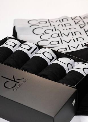 Модель calvin klein черные белая резинка (5шт в коробке) 3