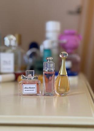 Мініатюри парфумів dior